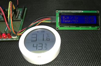 SHT10 and SHT15 Relative Humidity and Temperature Sensors Demo