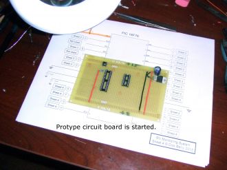 Prototype Circuit Board Started.