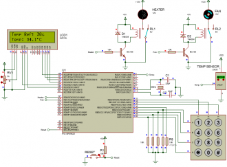 Automatic Temperature Control Circuit diagram
