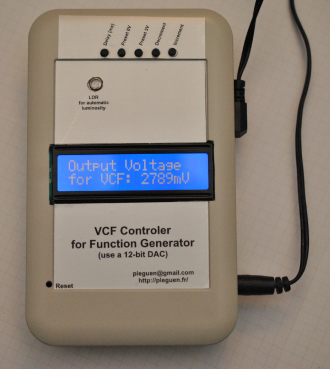 VCF Controller for function generator