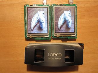 Present Stereo 3D image pairs on your Mikromedia Boards