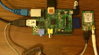 The Raspberry Pi and the GPS Click